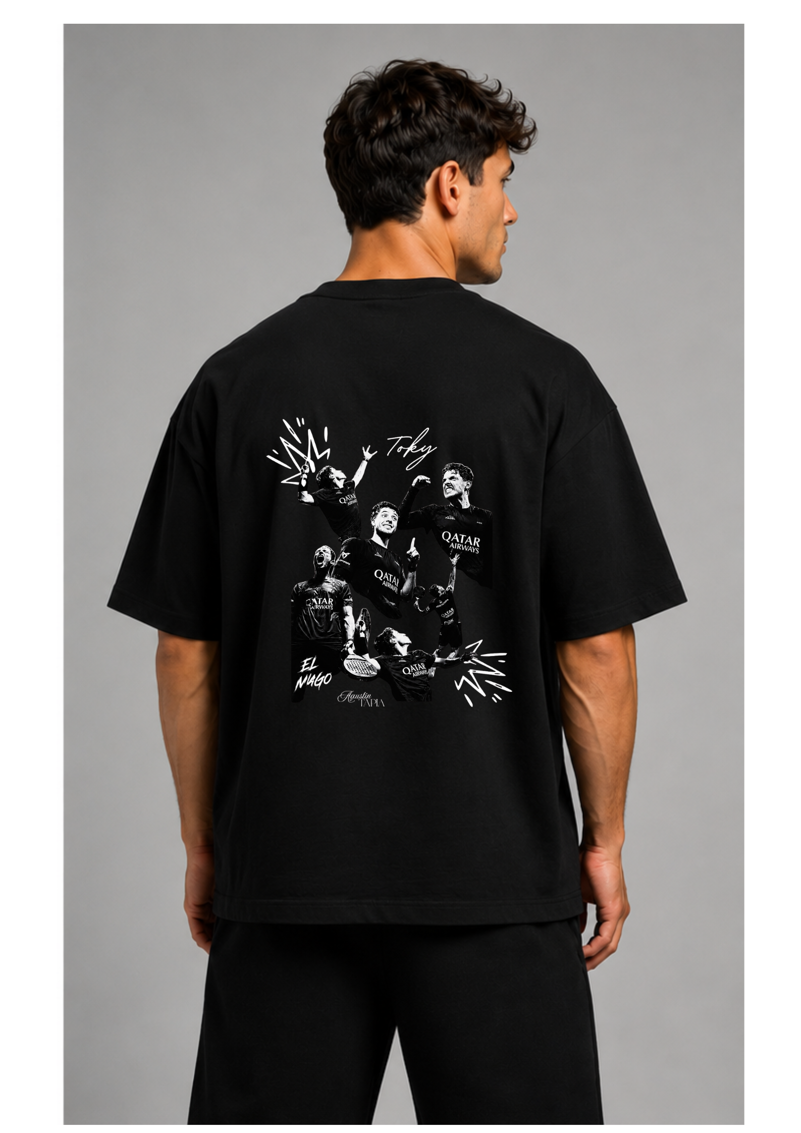 Oversize Agustin Tapia negra
