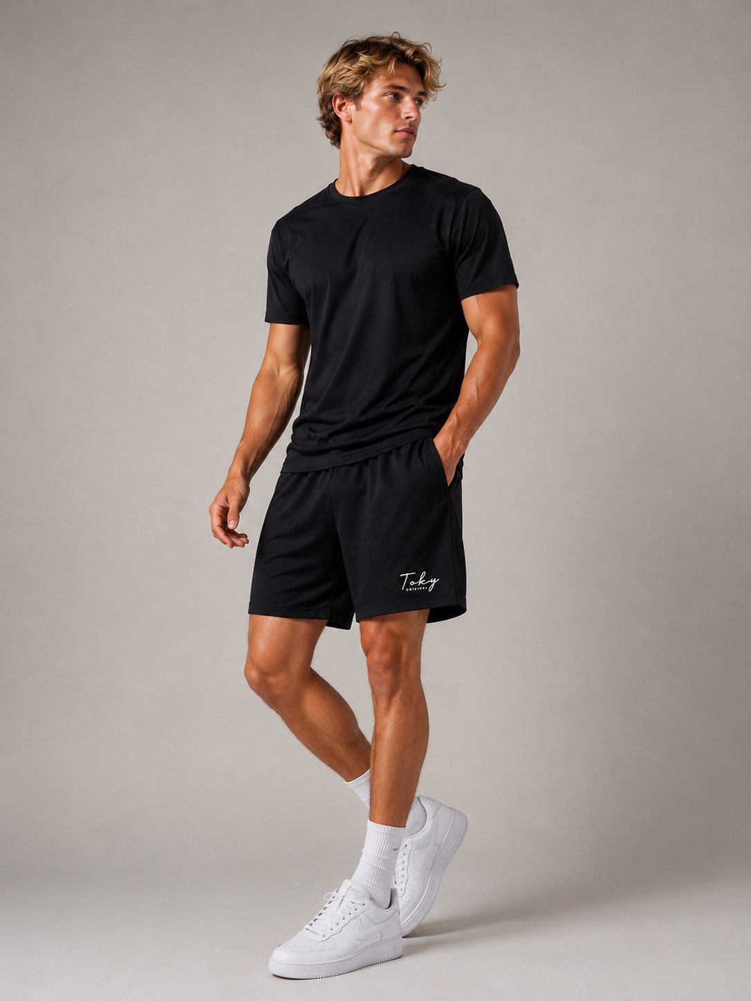 SHORT DEPORTIVO TOKY NEGRO